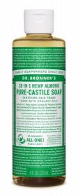 **Dr Bronner Almond Pure-Castile Liquid Soap 237ml