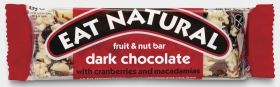 Eat Natural Dark Choc with Cranb & Macadamias 45g - 2107