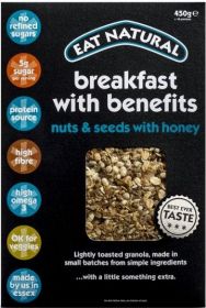 Eat Natural Breakfast Nut, Seeds & Honey 450g