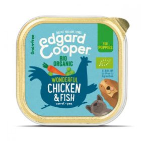 Edgard & Cooper Organic Chicken Fish Carrot & Pea 100g