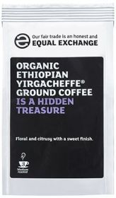 Equal Exchange ORG Ethiopian Yirgacheffe R&G Coffee 227g
