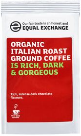 Equal Exchange Organic Italian Roast & Ground Coffee 227g x8