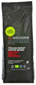 Equal Exchange Organic Italian Roast Coffee Beans (Catering) 1kg x6