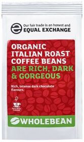 Equal Exchange Organic Italian Roast Coffee Beans 227g x8