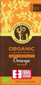 Equal Exchange ORG 65% Orange Dark Chocolate 100g