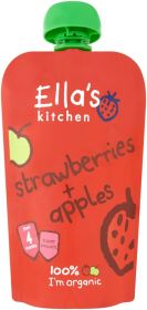 Ella's Kitchen S1 Strawberries Apples 120g