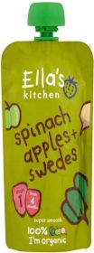 Ella's Kitchen S1 Spinach Apple Swede 120g