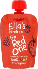 Ella's Kitchen Smoothie Fruit (Org) Red One 90g