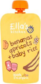 Ella's Kitchen S1 Rice Banana Apricot 120g