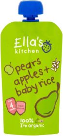 Ella's Kitchen S1 Rice Pear Apple 120g