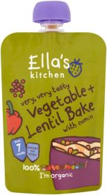 Ella's Kitchen S2 Vegetable + Lentil Bake 130g