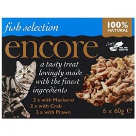 Encore Cat Food Ocean Fish Multipack (Can) (70g x8)