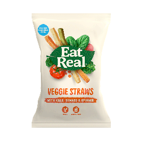 **Eat Real Kale Tomato Spinach Veggie Straws 22g