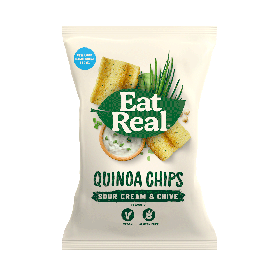 Eat Real Quinoa Sour Cream & Chive Chips 30g