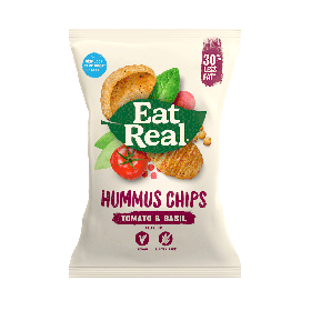 Eat Real Tomato & Basil Hummus Chips 45g
