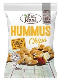 Eat Real Chilli and Lemon Hummus Chips 135g x10