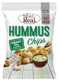 Eat Real Creamy Dill Hummus Chips 135g x10