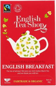 English Tea ORG & FT English Breakfast 30g (20s) x6