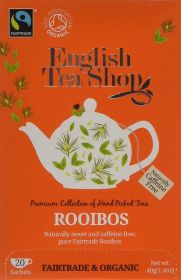 ** English Tea Organic & Fairtrade Rooibos Tea 40g (20s)
