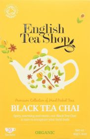 English Tea ORG Black Chai Tea 40g (20s) x6