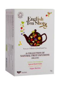 English Tea Shop Organic Assorted Fruit Teas 35g (20's) x6