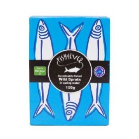 Fish 4 Ever Wild Sprats in Spring Water 105g