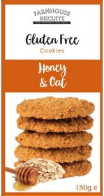 Farmhouse Gluten Free Honey & Oat Biscuits 150g