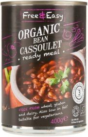 Free & Easy ORG Bean Cassoulet Ready Meal 400g