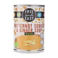 Free & Easy ORG Butternut Squash & Ginger Soup 400g
