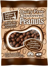 Fabulous Freefrom Factory Chocovered Peanuts (Dairy Free) 65g x12