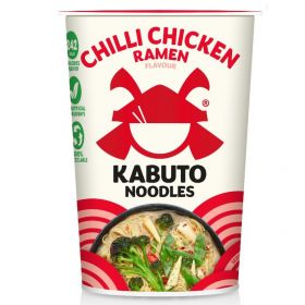 Kabuto Chilli Chicken Ramen Flavour Noodles (VEG) 65g