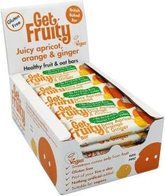 Get Fruity Juicy Apricot, Orange & Ginger Oat Bar 35g