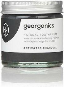 Georganics Org Activated Charcoal rich Toothpaste 60m lx1