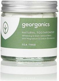 Georganics Tea Tree Natural Toothpowder 60ml x10