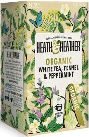 Heath & Heather ORG White, Fennel & Pepperm Tea 30g (20s)
