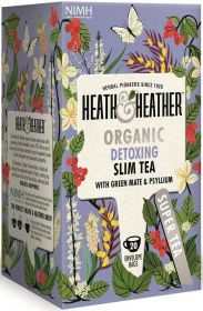 Heath & Heather Organic Sage and Lemon Myrtle Enveloped Tea Bags 30g (20's) x6