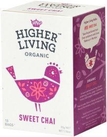 Higher Living ORG Sweet Chai Tea 33g (15's)