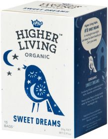 Higher Living Organic Classic String-Tag & Enveloped Strawberry and Watermelon Tea 22g (15's) x4