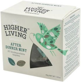 Higher Living Organic String-Tag & Enveloped English Breakfast Tea 45g (20's) x4