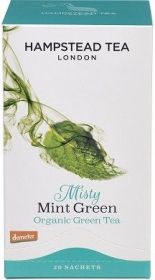 Hampstead Organic Green Tea with Mint (individually wrapped) 40g