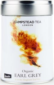 Hampstead Tea Organic Darjeeling Leaf Tea - Tin 100g x6