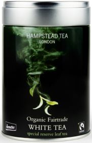 Hampstead Tea Organic Green Leaf Tea - Tin 100g x6
