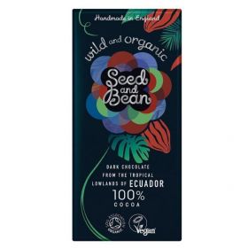 Seed and Bean Wild & Organic Ecuadorian Dark Chocolate Bar 75g