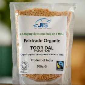 Nature Bio Fairtrade & Organic Toor Dal [Yellow Split Lentils] 500g