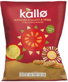 Kallo Tomato Herb Corn & Rice Cakes (Mini) 25g