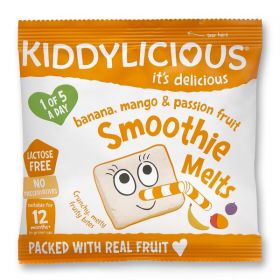 Kiddylicious Banana, Mango & Passion Smoothie Melts 6g