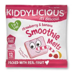 Kiddylicious Strawberry & Banana Smoothie Melts 6g