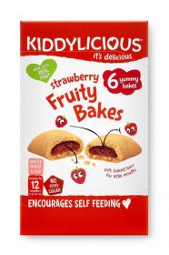 Kiddylicious Strawberry Fruity Bakes 132g (6's)
