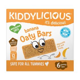 Kiddylicious Banana Oaty Bars 20g (6's) x6