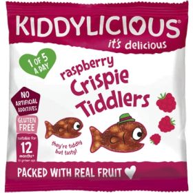 Kiddylicious Raspberry Crispie Tiddler 12g x18